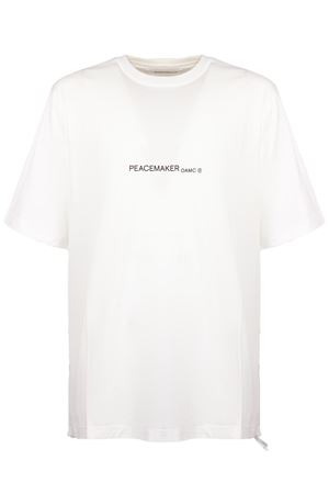 Birds Print Regular Fit T-Shirt White OAMC PEACEMAKER | PCM3OT01BJE001001WHITE